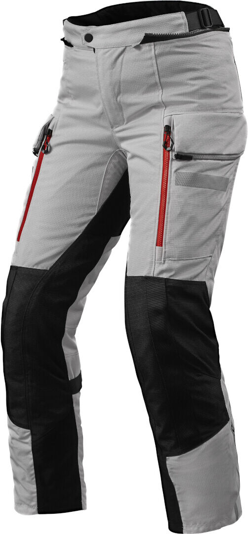 Revit Sand 4 H2O Pantalon textile de moto de dames Noir Argent taille : 38 Revit Sand 4 H2O Pantalon textile de moto de dames Noir Argent taille : 38