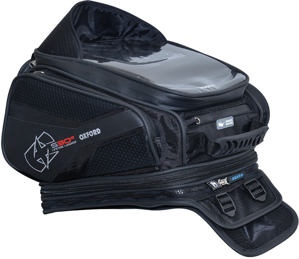 Oxford S30R Strap On Tank Bag Noir taille : 21-30l Oxford S30R Strap On Tank Bag Noir taille : 21-30l
