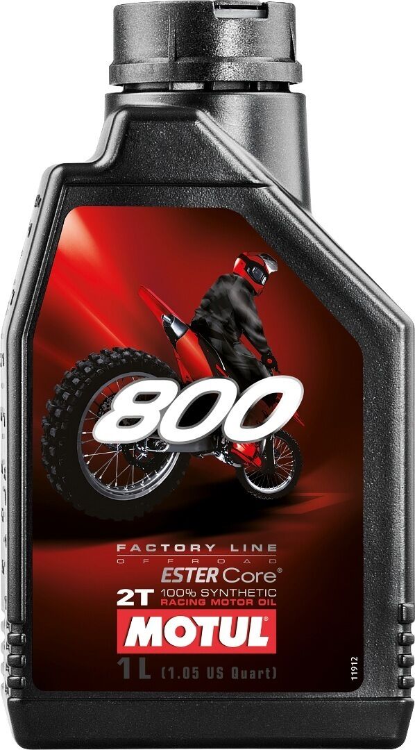 MOTUL 800 2T Factory Line Off Road 1 litre d’huile moteur taille :