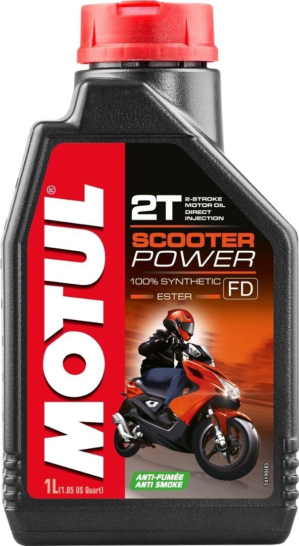 MOTUL Scooter Power 2T 1 litre d’huile moteur taille : MOTUL Scooter Power 2T 1 litre d’huile moteur taille :
