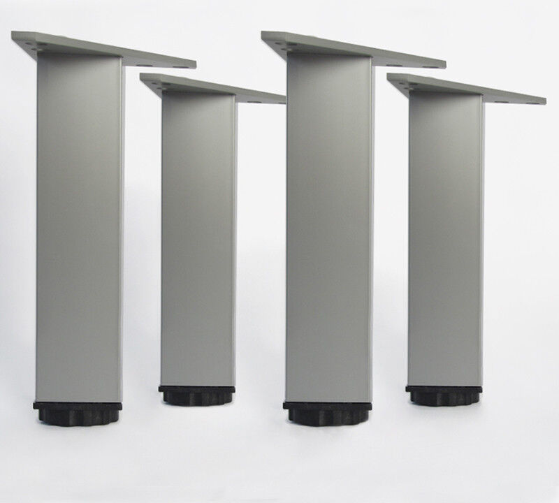 Distribain Lot de 4 pieds pour meubles carrés en 180 mm Distribain Lot de 4 pieds pour meubles carrés en 180 mm