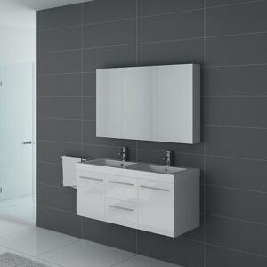 Distribain Meubles salle de bain PALERME B Blanc - Salledebain Online