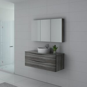 Distribain Meuble salle de bain Terranova 1200 Chêne gris