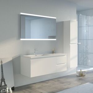 Distribain Meuble salle de bain Fortino 1200 Blanc