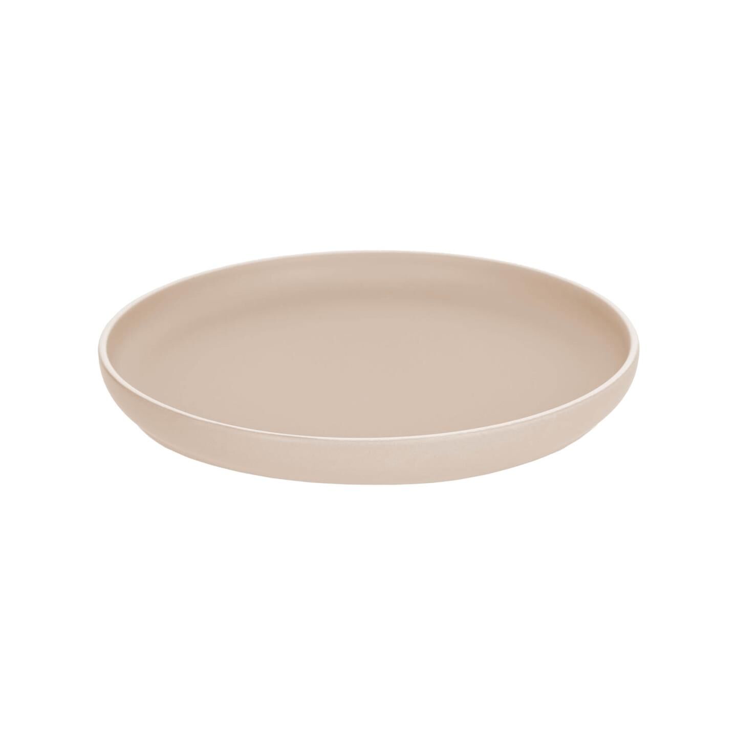 Kave Home - Assiette plate Shun en porcelaine beige