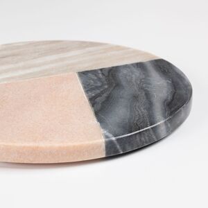 Kave Home - Dessous de plat rond Bradney marbre multicolore - Publicité