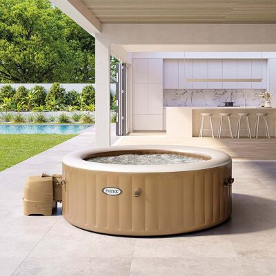 Intex Spa gonflable rond Bulles 4 places - 196 x