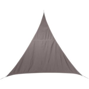 Voile d'ombrage triangulaire CURACAO Taupe 3 x m - Polyester Hespéride