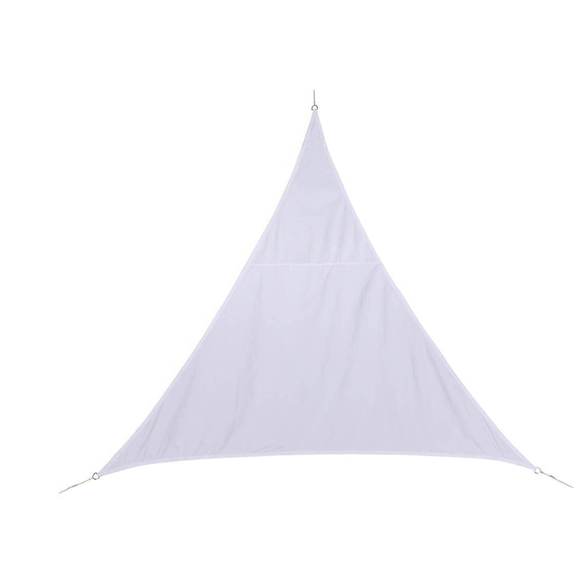 Hespéride Voile d'ombrage triangulaire Curacao Blanc 2 x m - Polyester Unisexe