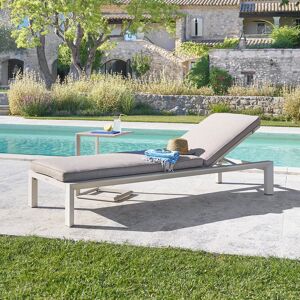 Hesperide Lit de piscine ÉVASION Argile Aluminium traite epoxy, Texaline, Polyester Hesperide