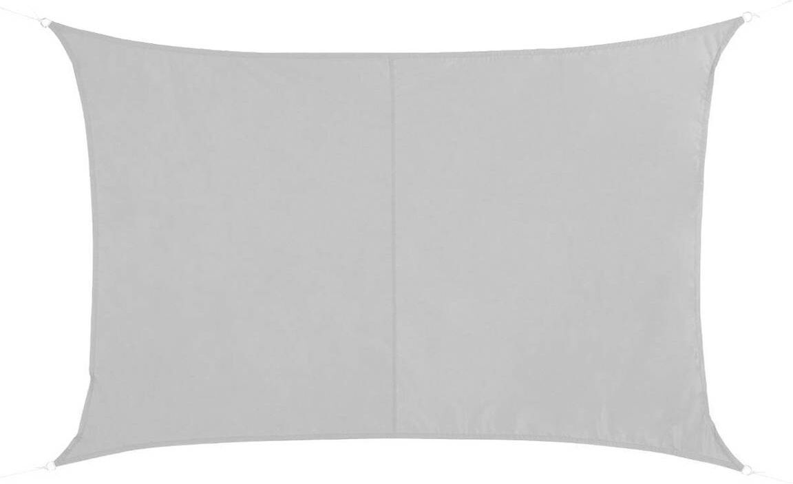 Voile d'ombrage rectangulaire CURACAO Blanc 3 x 2 m - Polyester Hespéride