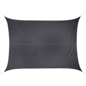 Hespéride Voile d'ombrage rectangulaire CURACAO Gris 4 x 3 m - Polyester Hespéride