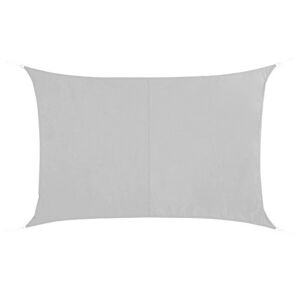 Hespéride Voile d'ombrage rectangulaire CURACAO Blanc 3 x 2 m - Polyester Hespéride