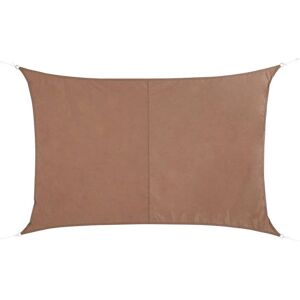 Hespéride Voile d'ombrage rectangulaire CURACAO Taupe 3 x 2 m - Polyester Hespéride