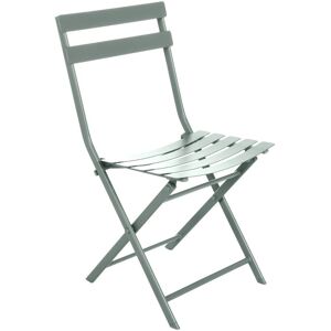 Hespéride Chaise de jardin pliante GREENSBORO Vert olive Acier traité époxy, Traitement antirouille renforcé Hespéride