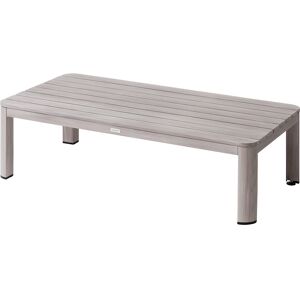 Hespéride Table basse de jardin rectangulaire JAUCA Gris boisé 120 x 64 35 cm - Aluminium Ancien prix : 249€ Hespéride