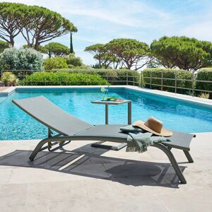 Transat BONAO Vert laurier 2 roues - Aluminium traité époxy, Texaline Hespéride - Publicité Transat BONAO Vert laurier 2 roues - Aluminium traité époxy, Texaline Hespéride - Publicité