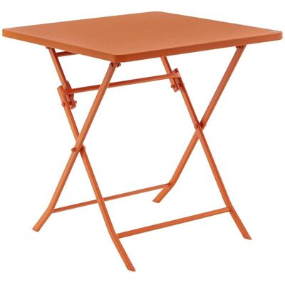 Table de jardin pliante carrée GREENSBORO Terre battue 2 places - Roland-Garros x Hespéride - Publicité Table de jardin pliante carrée GREENSBORO Terre battue 2 places - Roland-Garros x Hespéride - Publicité