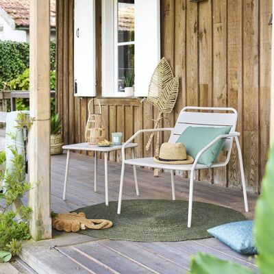 Fauteuil de jardin Hespéride - Phuket Argilla Acier - Durable Extérieur - Publicité Fauteuil de jardin Hespéride - Phuket Argilla Acier - Durable Extérieur - Publicité