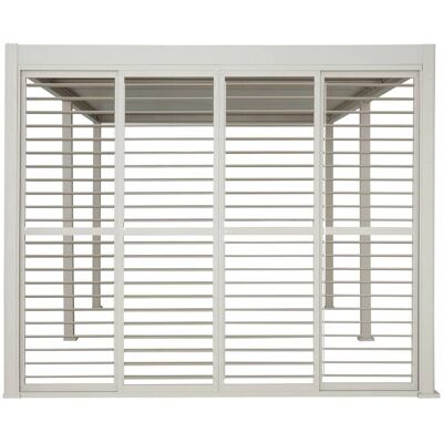 Persienne coulissante EVORA Argile Pour Côté 3 m - 2,7 x 2,3 Aluminium traité époxy Hespéride - Publicité Persienne coulissante EVORA Argile Pour Côté 3 m - 2,7 x 2,3 Aluminium traité époxy Hespéride - Publicité