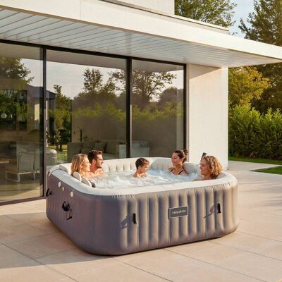 Spa COMFY Taupe 5 places - PVC Hespéride - Publicité Spa COMFY Taupe 5 places - PVC Hespéride - Publicité