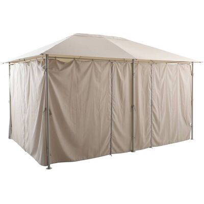 Rideau, moustiquaire SANTORINI Beige Lin Pour 4 x 3 m - 1 côté 2,6 1,9 Polyester Hespéride - Publicité Rideau, moustiquaire SANTORINI Beige Lin Pour 4 x 3 m - 1 côté 2,6 1,9 Polyester Hespéride - Publicité