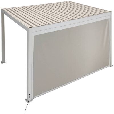 Store EVORA Argile Pour Côté 4 m - 3,7 Acier, Aluminium, Texaline Hespéride - Publicité Store EVORA Argile Pour Côté 4 m - 3,7 Acier, Aluminium, Texaline Hespéride - Publicité