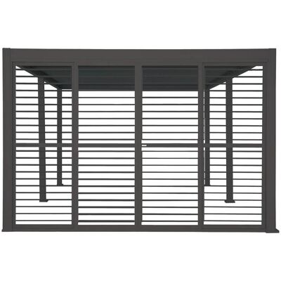 Persienne verticale EVORA Graphite Pour Côté 4 m - 2,4 x 3,7 Aluminium traité époxy Hespéride - Publicité Persienne verticale EVORA Graphite Pour Côté 4 m - 2,4 x 3,7 Aluminium traité époxy Hespéride - Publicité