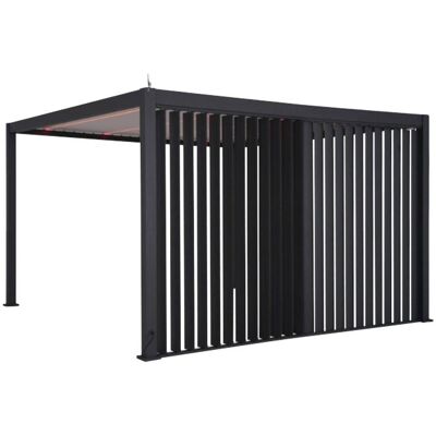 Persienne verticale EVORA Graphite Pour Côté 4 m - 3,7 x 2,3 Aluminium traité époxy Hespéride - Publicité Persienne verticale EVORA Graphite Pour Côté 4 m - 3,7 x 2,3 Aluminium traité époxy Hespéride - Publicité