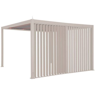 Persienne verticale EVORA Argile Pour Côté 4 m - 3,7 x 2,3 Aluminium traité époxy Hespéride - Publicité Persienne verticale EVORA Argile Pour Côté 4 m - 3,7 x 2,3 Aluminium traité époxy Hespéride - Publicité
