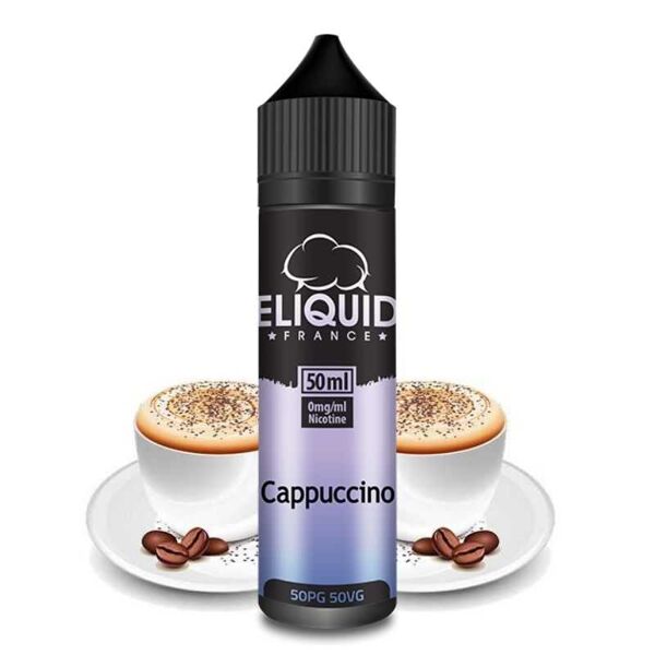 Eliquid France Cappuccino 50ml Eliquid France Genre 40 70 ml Articles pour fumeurs  