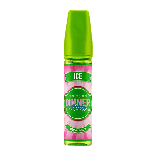 Dinner lady Apple sours ICE 50ml 0% sucralose - Dinner lady- Genre : 40 - 70 ml Dinner lady Apple sours ICE 50ml 0% sucralose - Dinner lady- Genre : 40 - 70 ml
