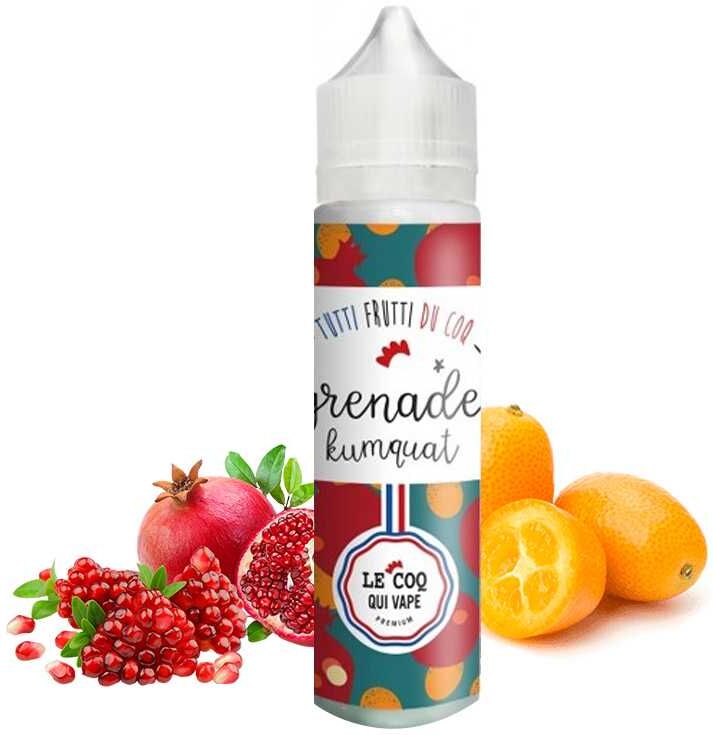 Le Coq qui vape Grenade Kumquat 50ml - Le coq qui vape- Genre : 40 - 70 ml Le Coq qui vape Grenade Kumquat 50ml - Le coq qui vape- Genre : 40 - 70 ml
