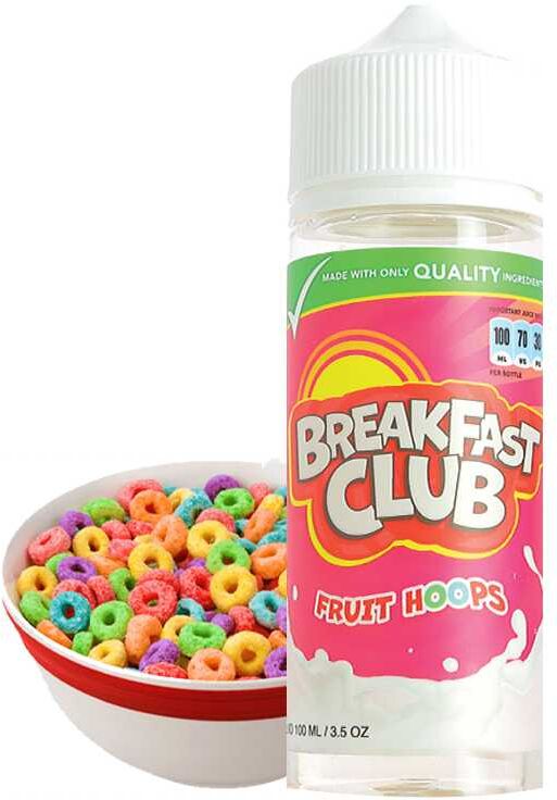 Breakfast Club Fruit Hoops 100ml - Breakfast Club- Genre : 80 ml et + Breakfast Club Fruit Hoops 100ml - Breakfast Club- Genre : 80 ml et +