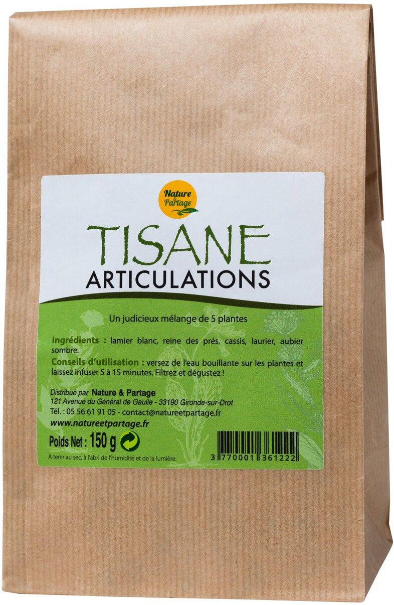 Nature Et Partage Tisane pour articulations - 150 g Nature Et Partage Tisane pour articulations - 150 g