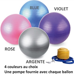 Zen ArÔme BALLON DE YOGA / FITNESS - 75 CM Zen ArÔme BALLON DE YOGA / FITNESS - 75 CM