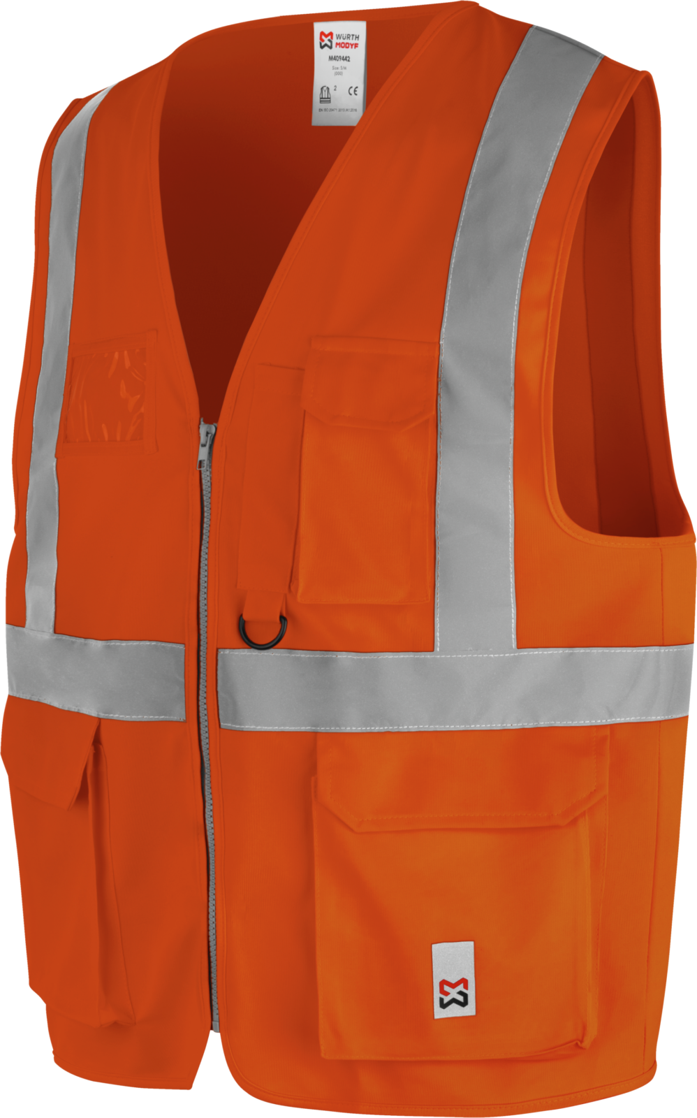 Gilet haute-visibilité multipoches orange Würth MODYF Orange XXL/3XL