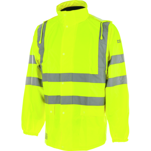 Veste de pluie haute visibilite EN 20471 32 et EN 343 31 Wuerth MODYF jaune Jaune XXL