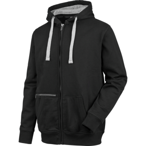 WUeRTH MODYF Sweat de travail zippe Hoody Street Style Noir Noir M