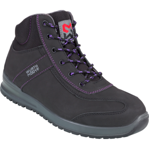 Chaussures de securite montantes femme Carina S3 Wuerth MODYF noiresviolettes Noir 37