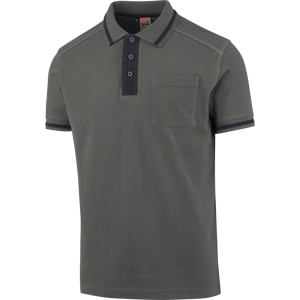 Polo de travail Classic Wuerth MODYF Gris Marine Gris fonce S