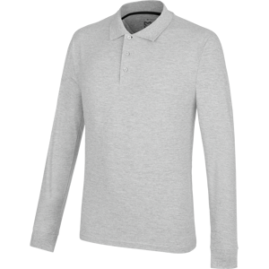 Polo manches longues Job Wuerth MODYF Gris Gris clair