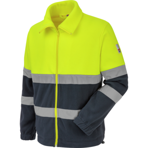 Polaire de travail Wuerth MODYF haute visibilite jaunemarine Jaune S