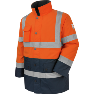 Parka de travail Wuerth MODYF haute visibilite orangemarine Orange S