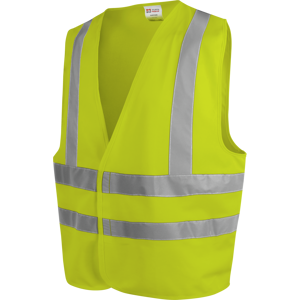 Gilet baudrier haute visibilite jaune Wuerth MODYF Jaune SM