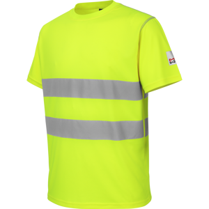 Tee-shirt de travail microporeux Würth MODYF haute-visibilite jaune Jaune M