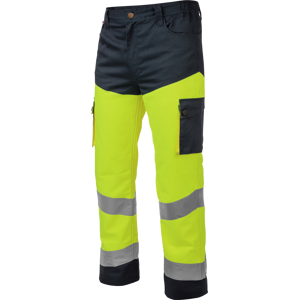 Pantalon de travail Wuerth MODYF haute visibilite jaunemarine Jaune XL