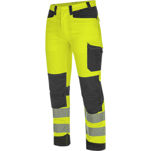 Pantalon de travail haute-visibilite fluo jaune/anthracite Würth MODYF Jaune 40