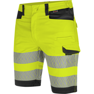 Bermuda de travail haute-visibilite fluo jaune/anthracite Würth MODYF Jaune 42