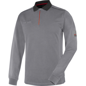 Polo de travail a manches longues Stretch X Wuerth MODYF gris Gris clair 4XL